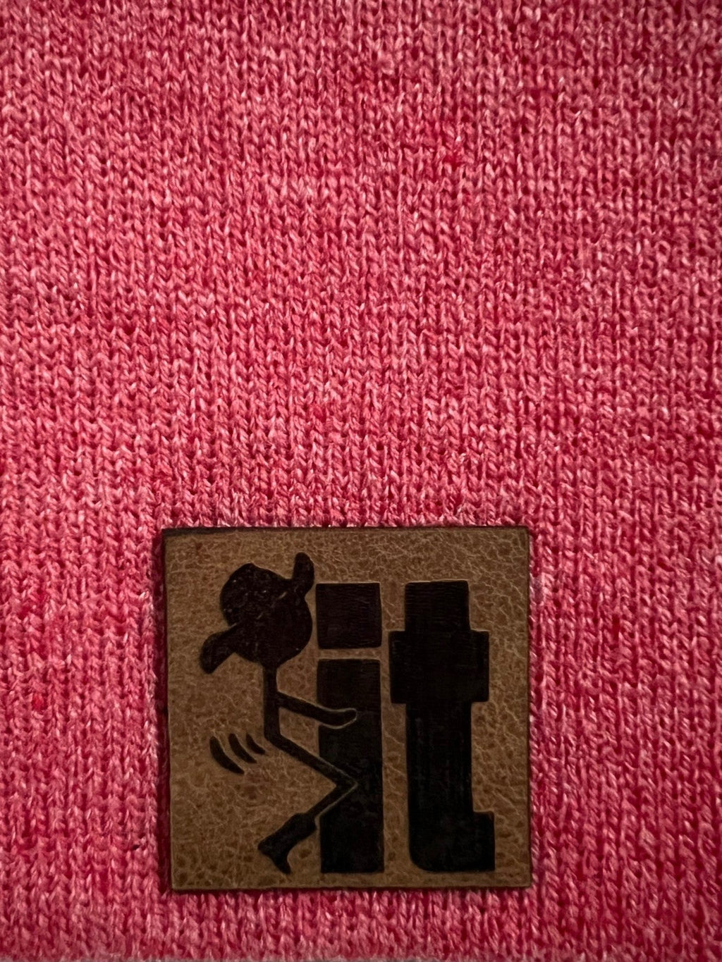 Beanie F" IT Leather Patch